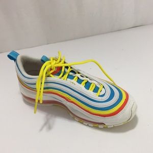 Nike Air Max 97 Summer Pack  Colorful Athletic Shoes Size 4Y